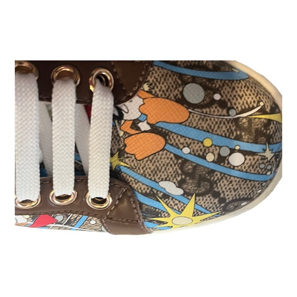 RARE Gucci Ace x Disney Huey Dewey Louie GG Logo Sneaker Shoes in Size 35 - Picture 10 of 16